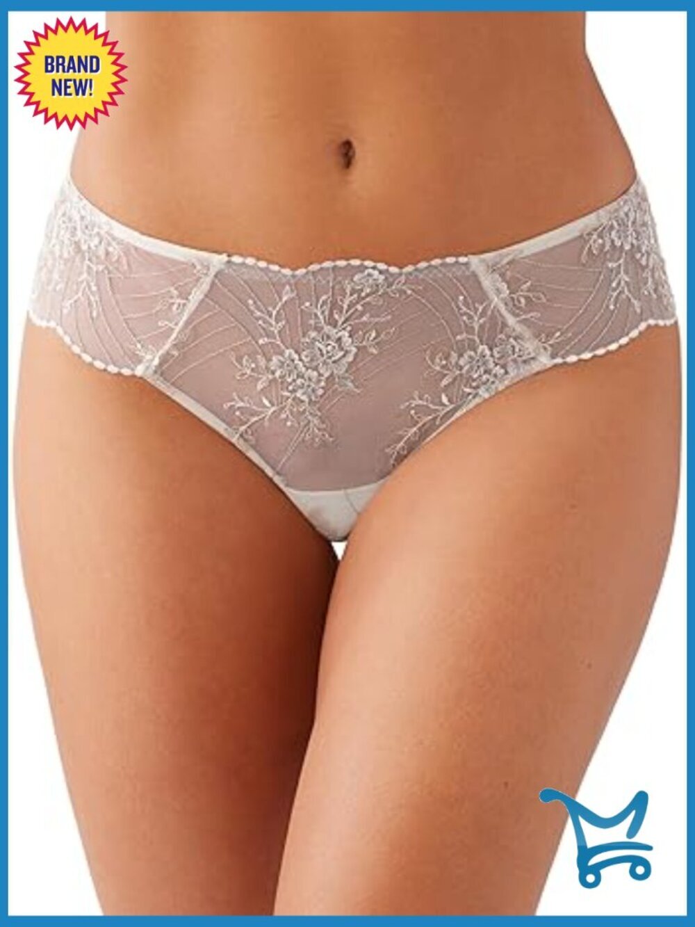 Exquisite Lace Tanga Panty with Shimmer Details